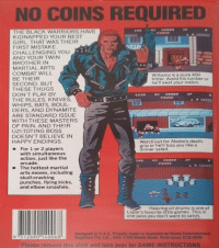 Double Dragon Commodore 64 US box art